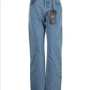 Levi's High Rise Blue Jeans Straight Leg